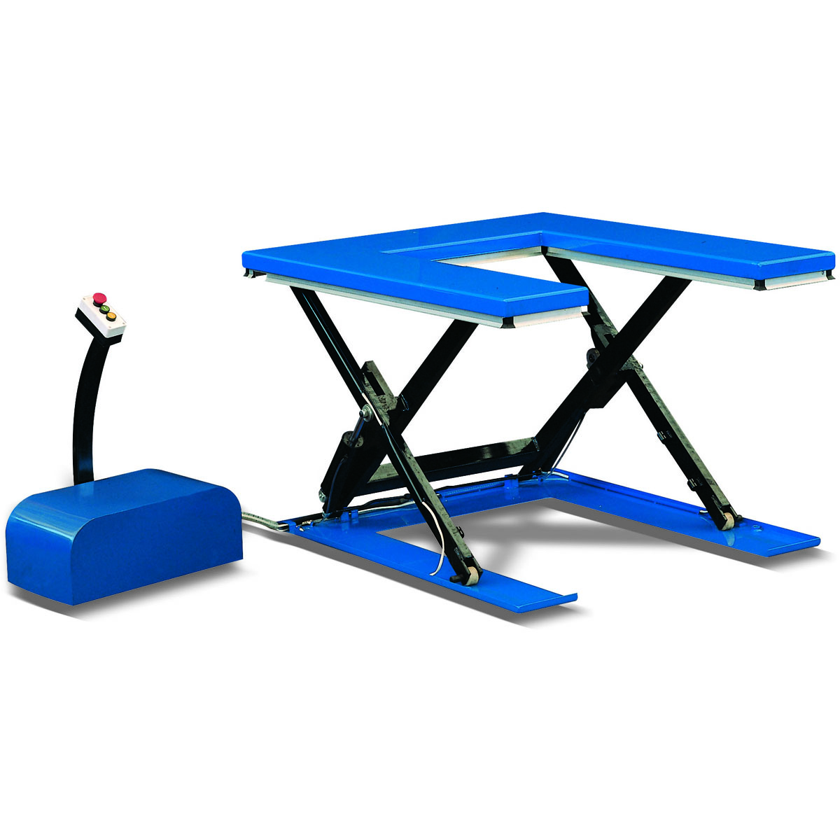 生產車間中U型液壓升降平臺的實用性能